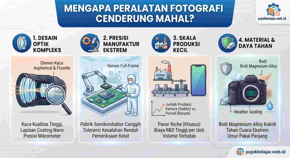 Mengapa Peralatan Fotografi Cenderung Mahal?