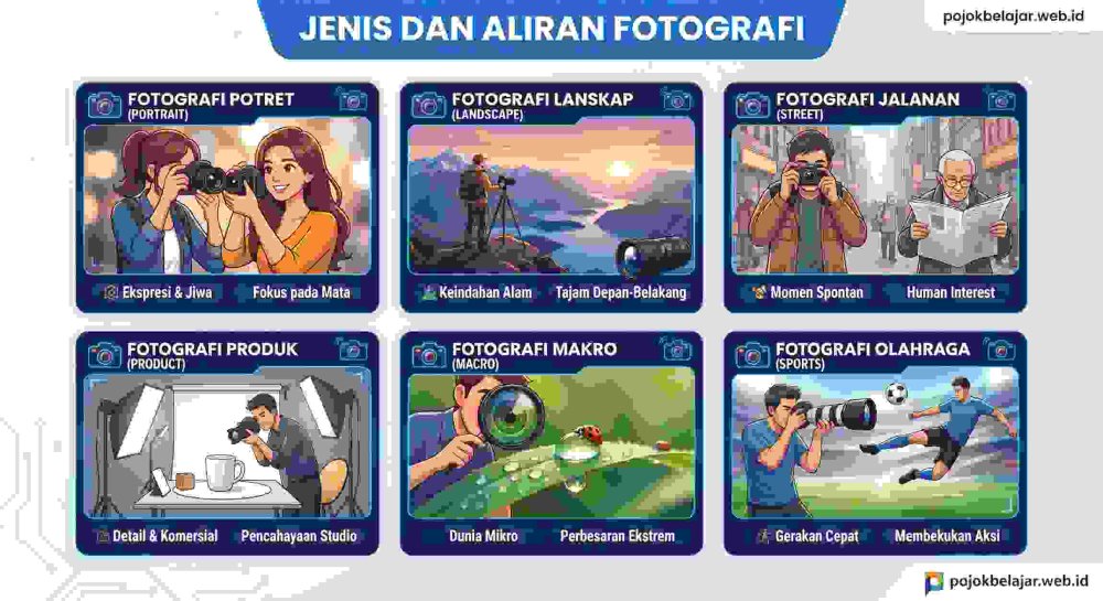 Mengenal Berbagai Jenis Dan Aliran Fotografi: Menemukan Gaya Visual Anda