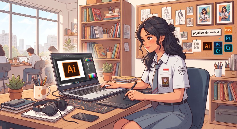 Untuk Anak SMK Jurusan DKV, Laptop Seperti Apa Yang Cocok? Panduan Ramah Kantong & Kebutuhan Sekolah!